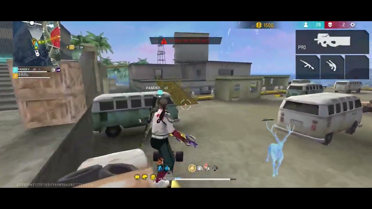 Duo vs squad barmuda rank match pandey ji and kuldeep bhai next level gameplay garena #freefire 