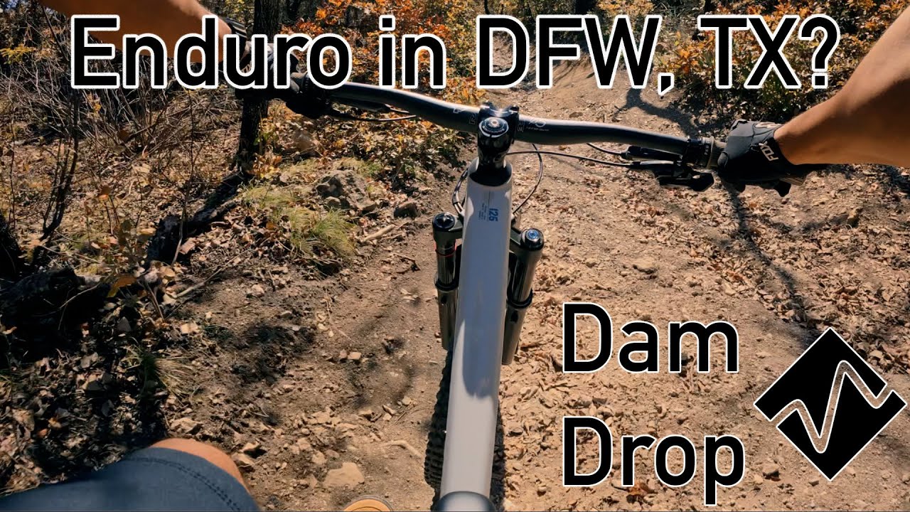 Тропа в парке Мэрион Сэнсом | Форт-Уэрт, Техас | Dam Drop и Lone Wolf | DJI Osmo Action 5 Pro