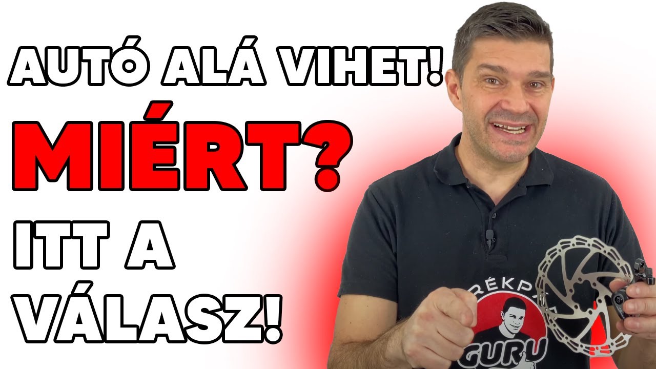 Ez a Kerékpár Fék Autó Alá vihet, de sokan veszik. MIÉRT? ITT A VÁLASZ!