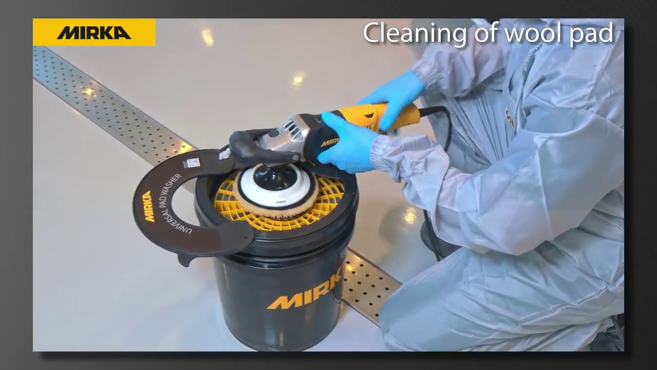 Устройство для мойки полировальных дисков Polarshine Mirka
