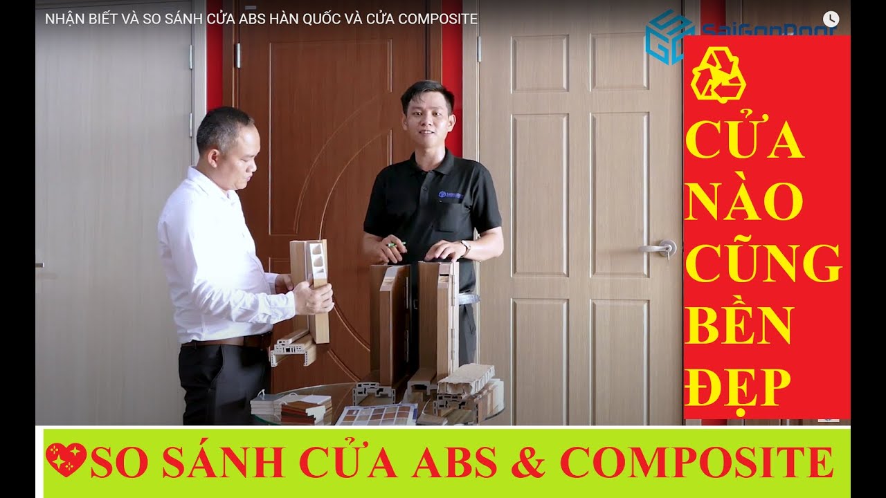 ♻️ NHẬN BIẾT VÀ SO SÁNH CHẤT LƯỢNG CỬA NHỰA ABS HÀN QUỐC VÀ COMPOSITE. XEM TÌM HIỂU 2 DÒNG SẢN PHẨM