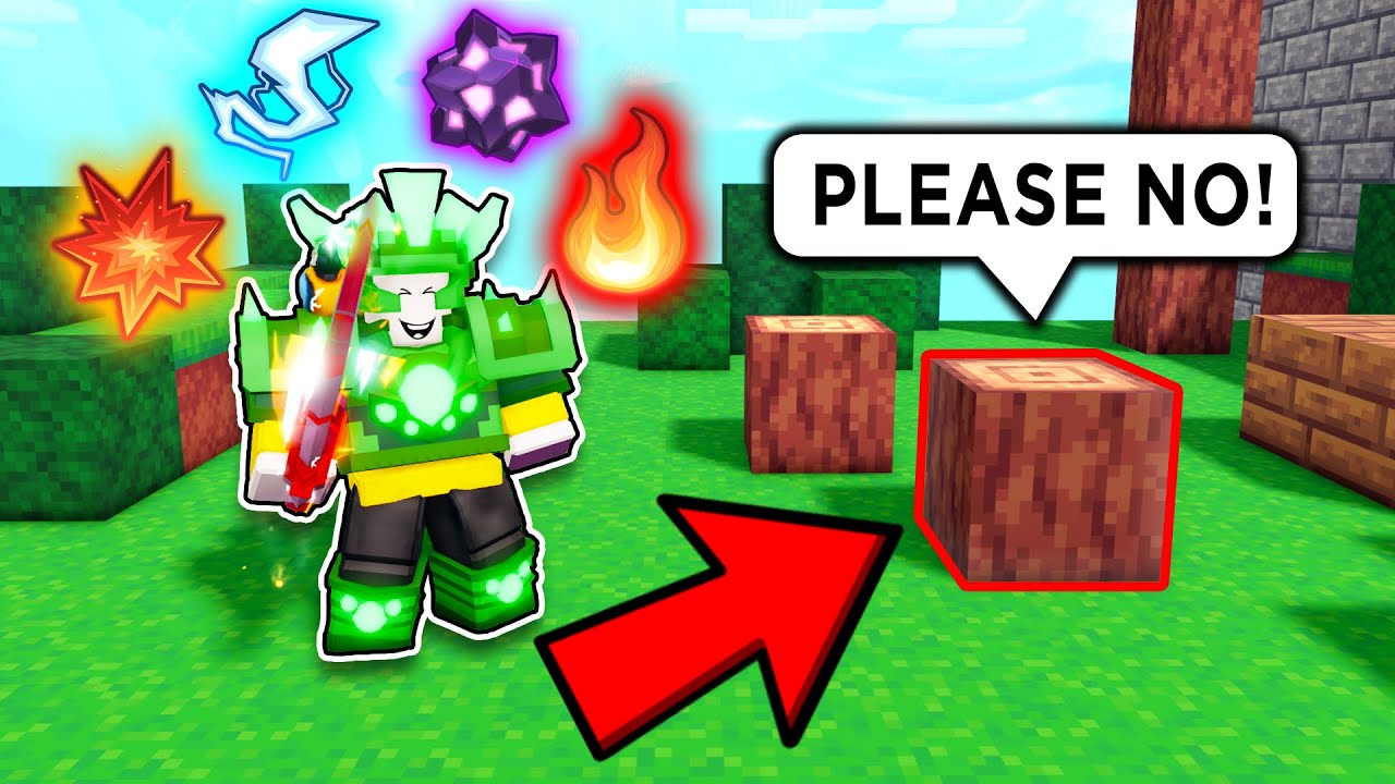I Cheated in Block Hunt.. (Roblox Bedwars)