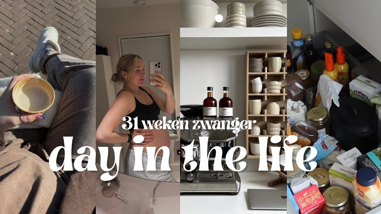 RESET DAG, SHOPPEN, BOODSCHAPPEN & KEUKEN OPRUIMEN! (31 weken zwanger)