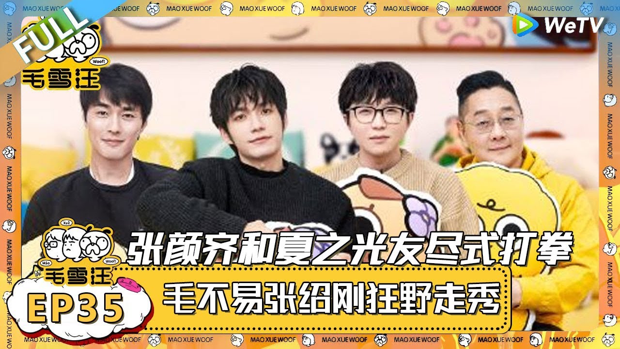 EP35期完整版：张颜齐回应和夏之光友尽式打拳，毛不易张绍刚狂野走秀！ |《毛雪汪》 FULL #综艺 #毛雪汪 #李雪琴 #毛不易 #张颜齐 #夏之光 #张绍刚