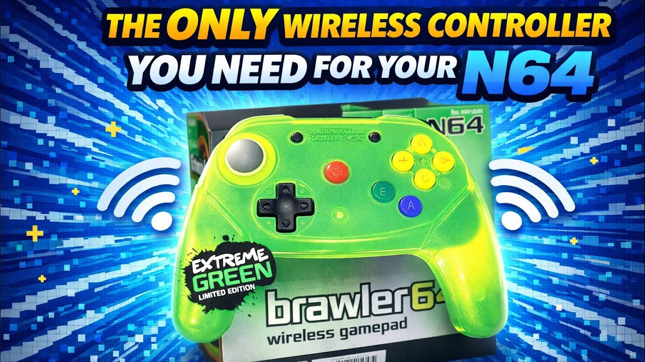Retro Fighters Brawler 64 UNBOXING & REVIEW 🎮 | The N64 Controller Upgrade?