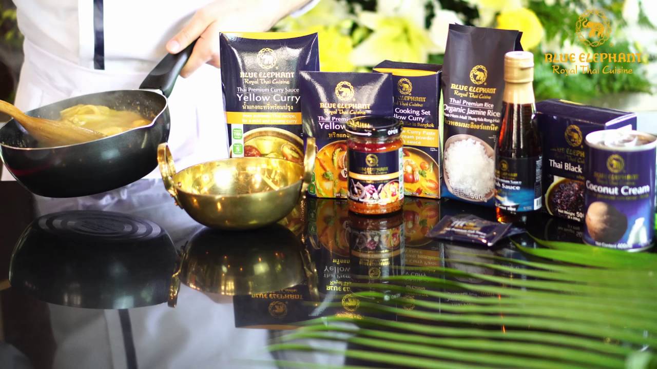 Thai Chicken Yellow Curry Sauce - Blue Elephant Curry Sauce