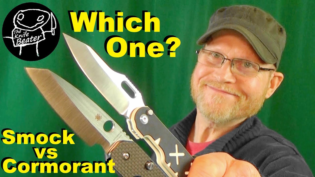 Kizer Cormorant vs Spyderco Smock - Fidget Knife Battle