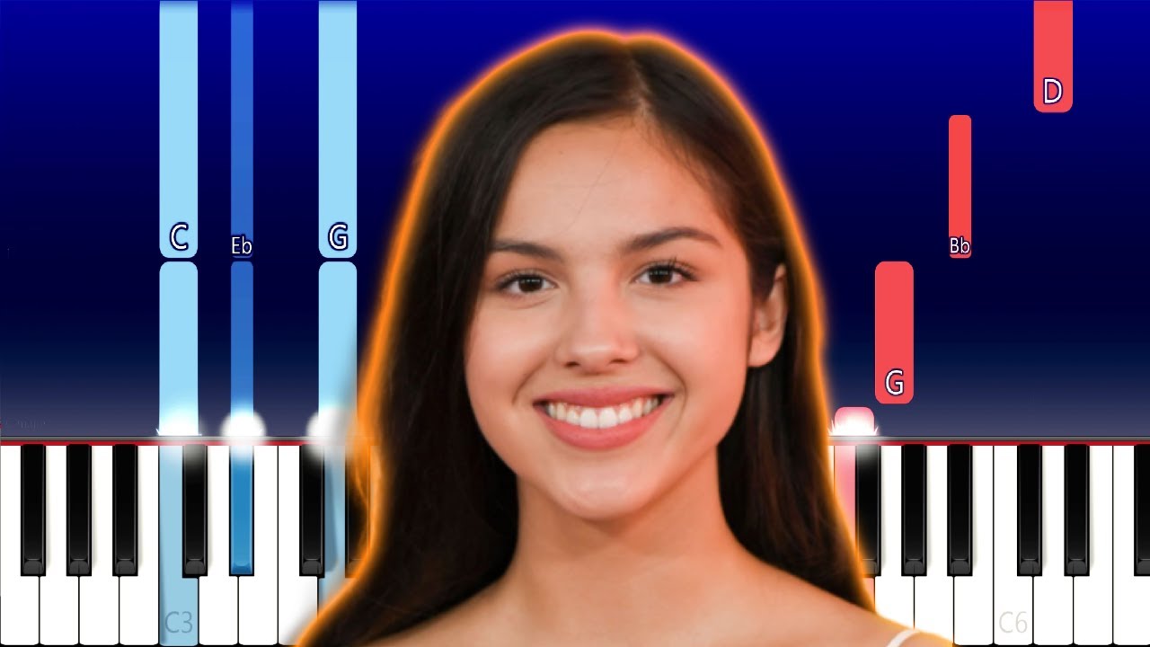 Olivia Rodrigo - traitor (Piano Tutorial)