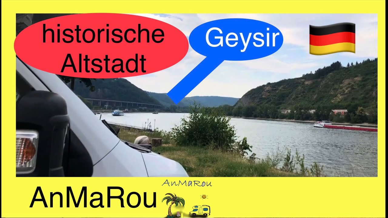 🇩🇪 Andernach Wohnmobilstellplatz am Rhein, Geysir