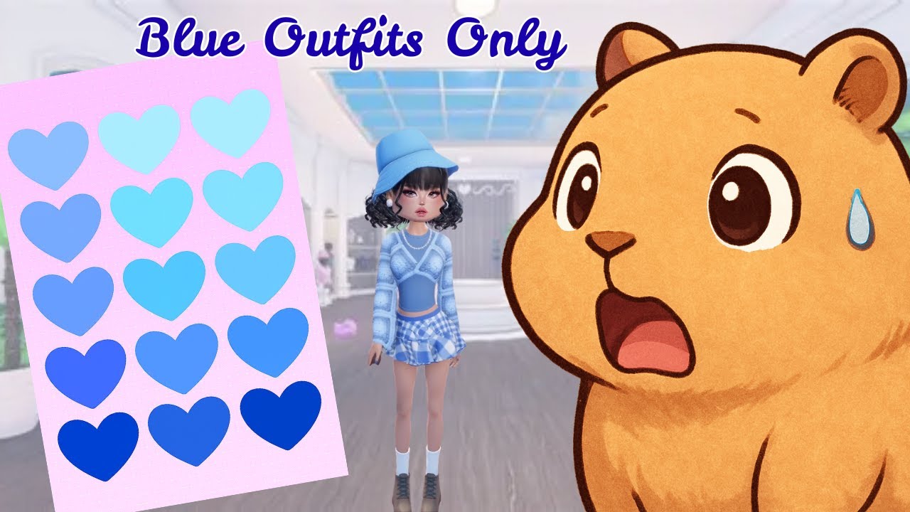 DRESS TO IMPRESS, but I can only wear BLUE!