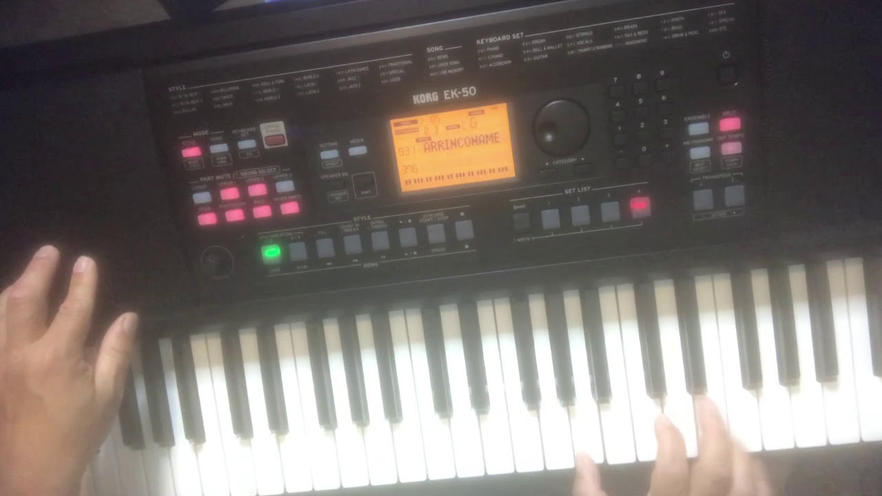 KORG EK-50 TUTORIAL BASICO