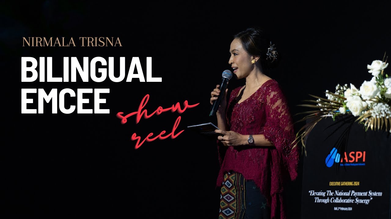 MC Show Reel, Bilingual English - Indonesian, Conference