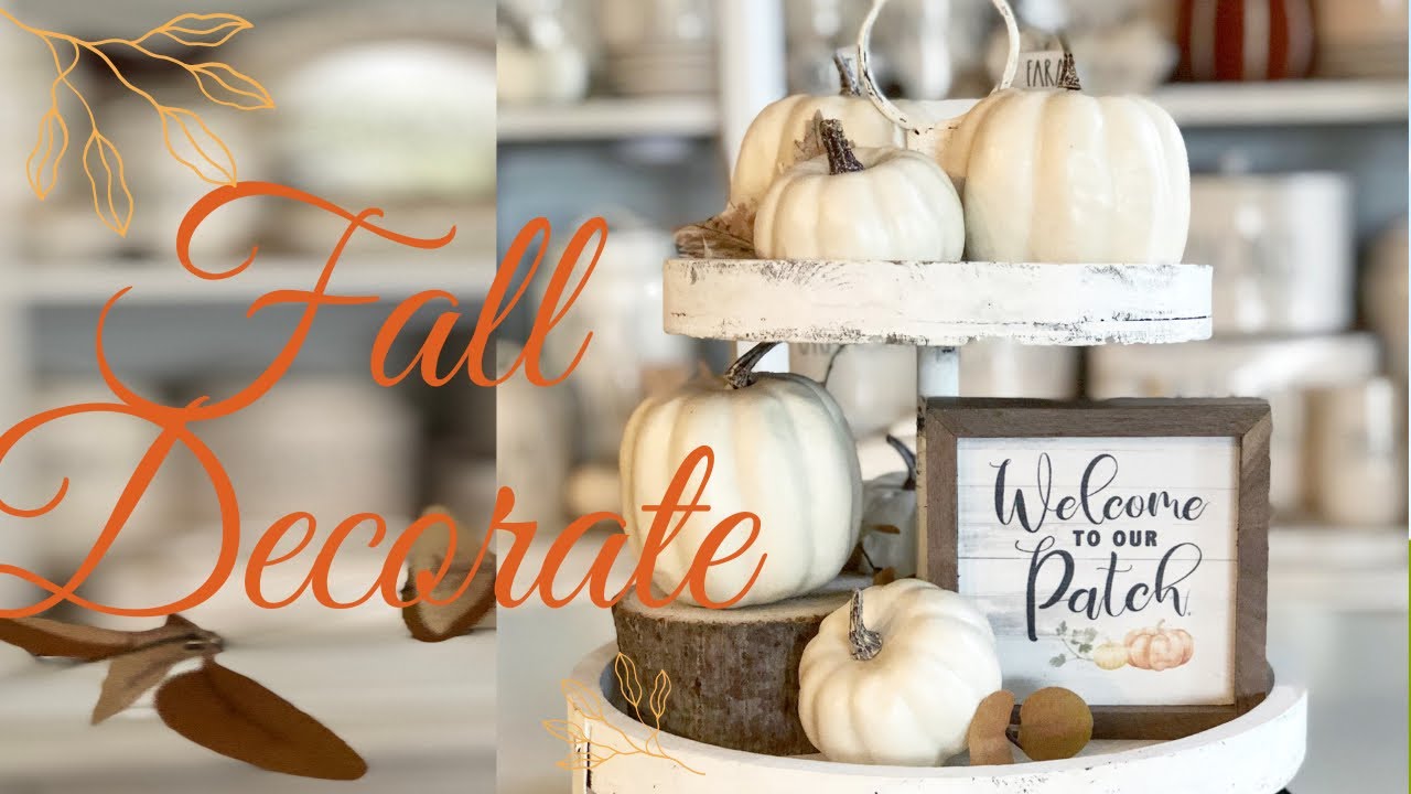 FALL DECORATE WITH ME KITCHEN