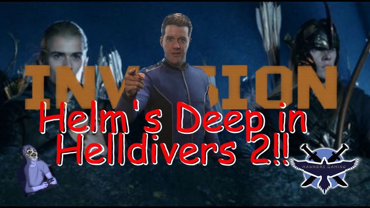 Helldivers 2 HELMS DEEP BASE DEFENSE Mission was AWESOME Hawkers Gaming