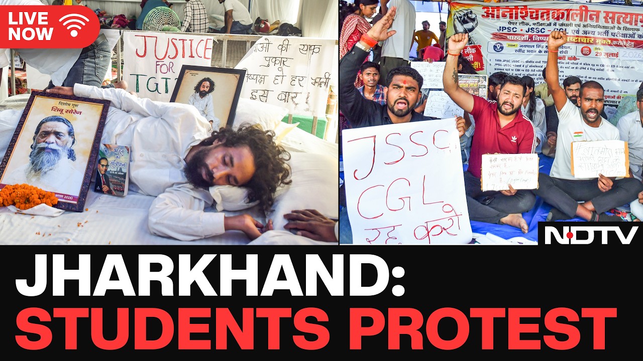 Jharkhand Protest LIVE | Ground Report | Thousands March With Tiranga Over JPSC-JSSC Exam Row