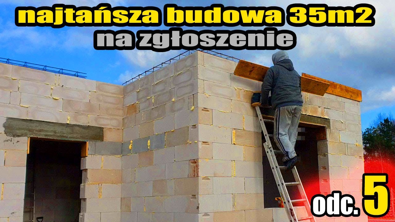 Wieniec w 1 dzien - Najtańszy i najszybszy w budowie dom - 35m2- odcinek 5