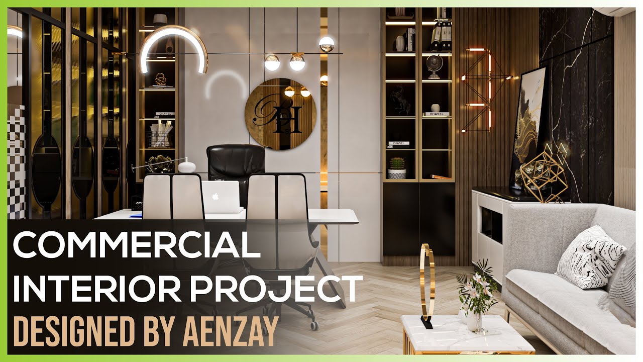 Commercial Interior Project | Office Interior Design | Interior designing | AenZay