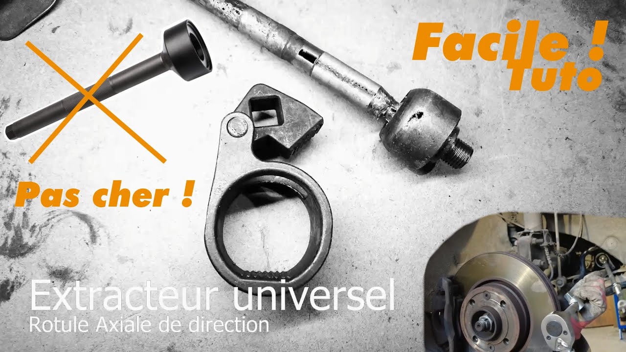 Comment changer une rotule axiale de direction intérieure Facilement avec un outils pas cher !
