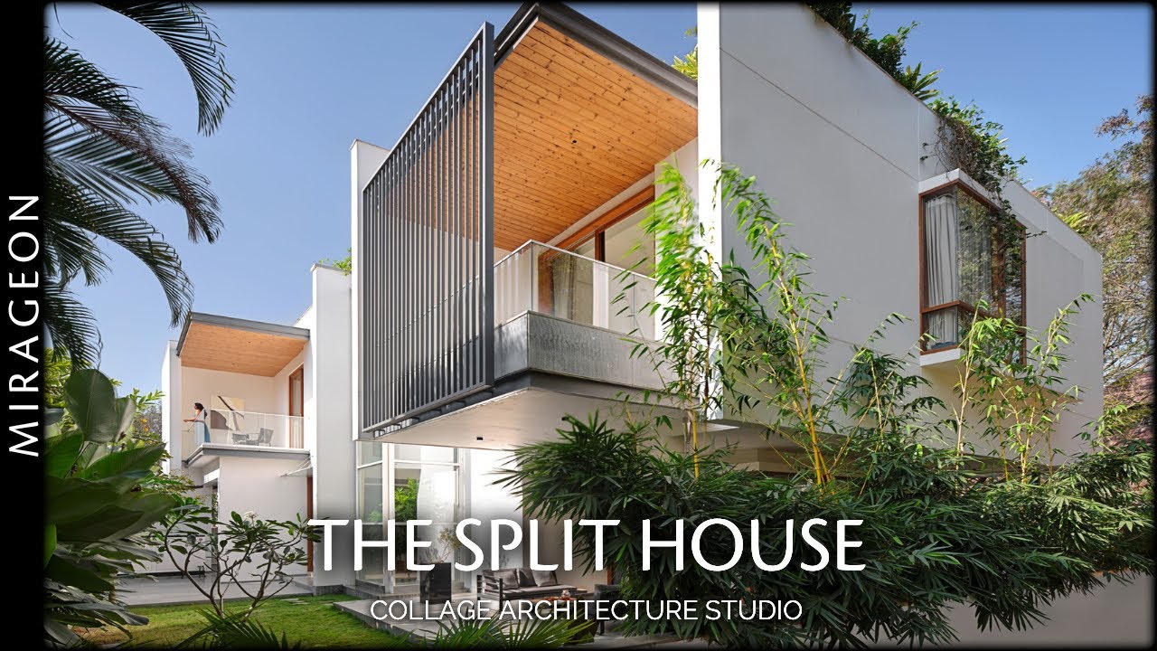 Indian House with a Light-Filled Split | Split-House
