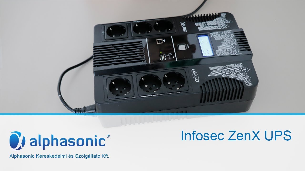 Infosec ZenX UPS - Alphasonic Kft.