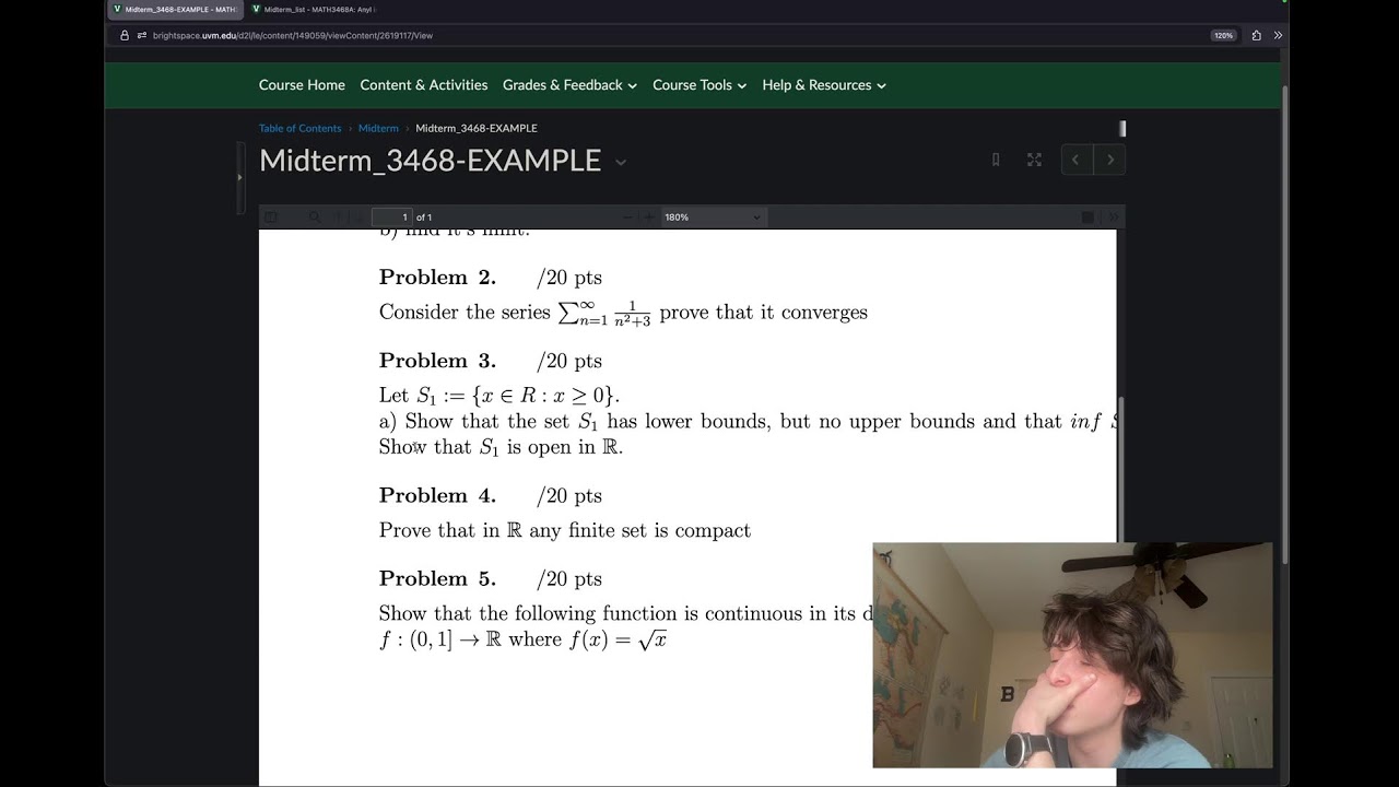 Math Homework Stream