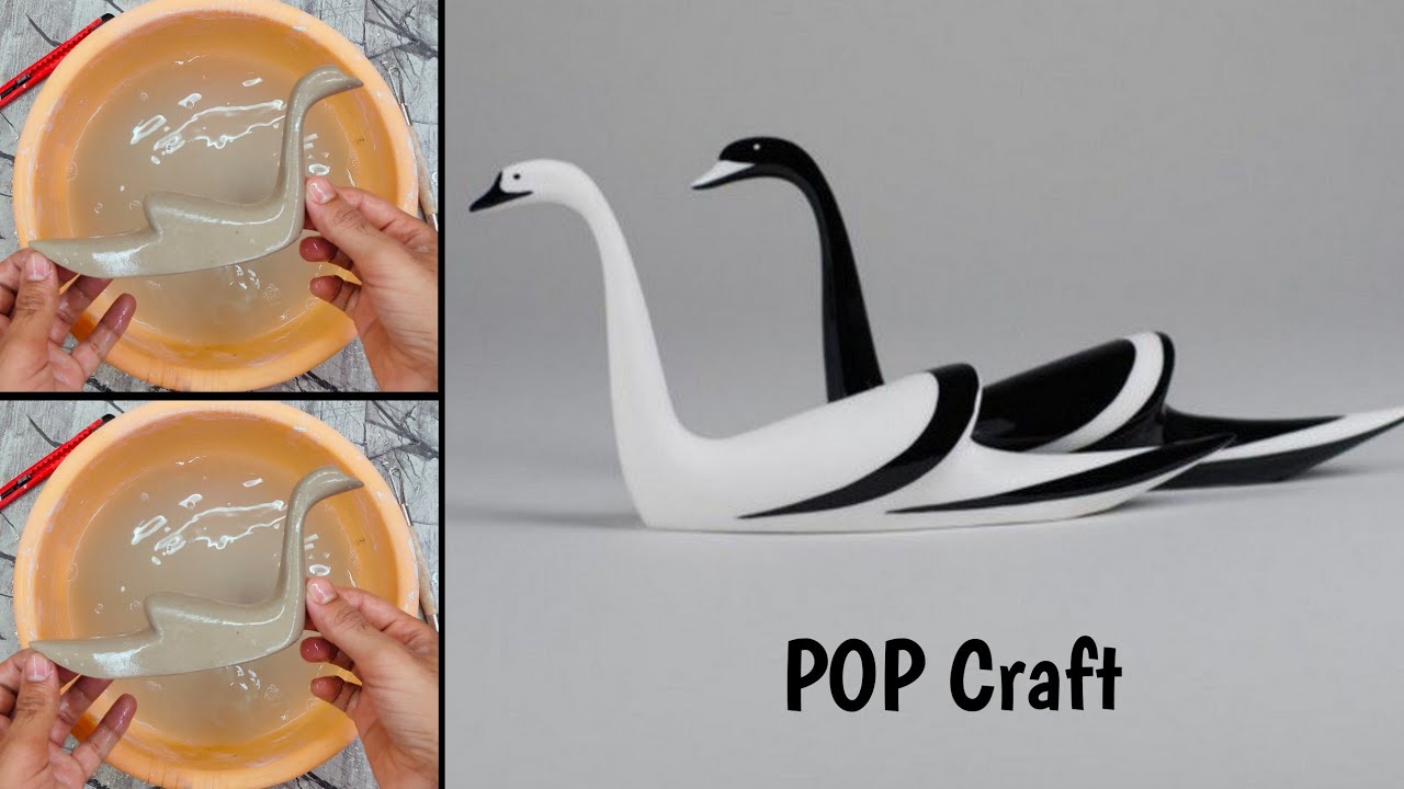 POP craft • White Cement craft ideas • Animal craft • CG art and craft // DIY showpiece