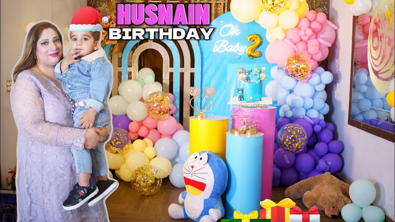Husnain 2nd Birthday 😍🫶🏻 | sara Din shopping ma guzar gya | living with Arbaz | vlog