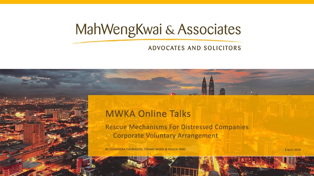 Rescue Mechanisms For Distressed Companies - Corporate Voluntary Arrangement