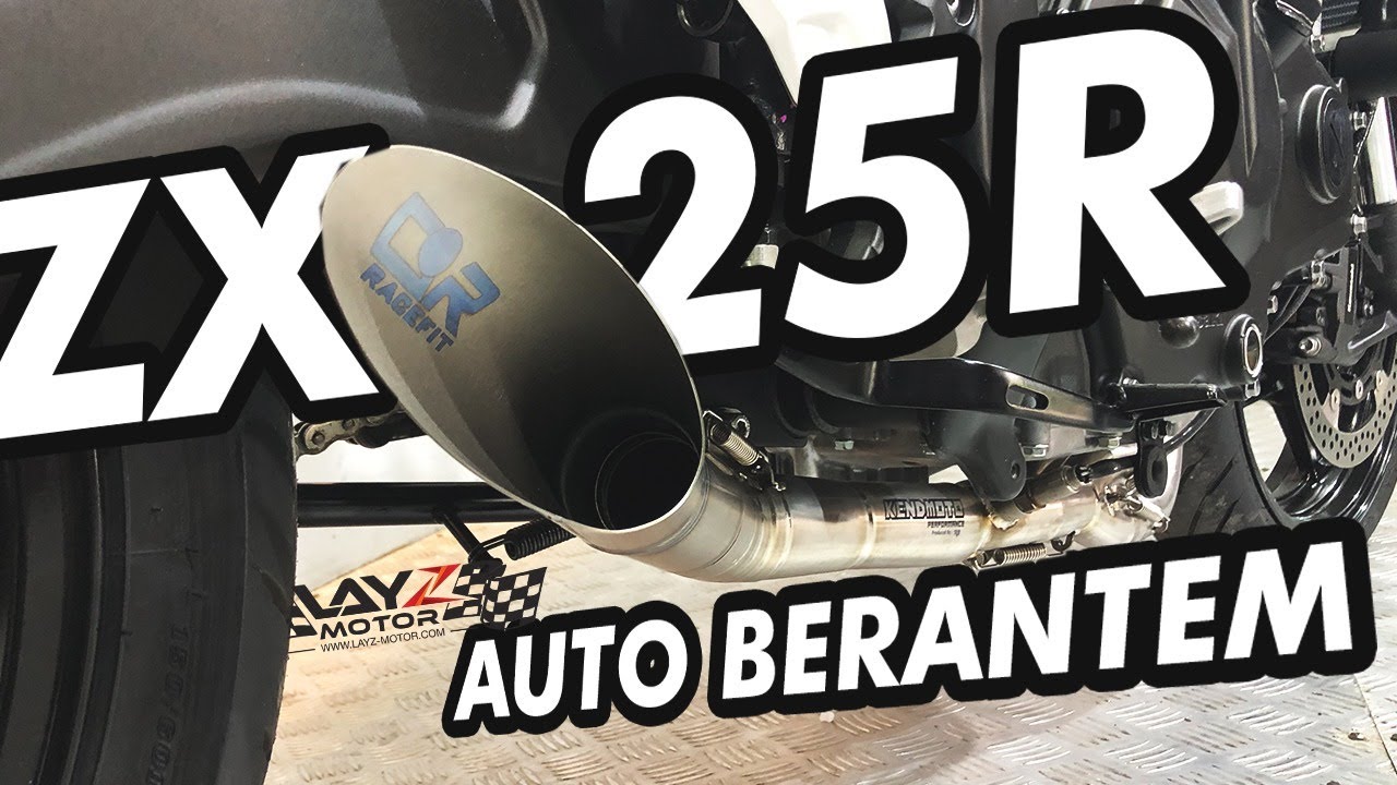 AUTO BERANTEM PAKE KNALPOT INI! RACEFIT SLASH + TITANIUM PIPE ZX25R