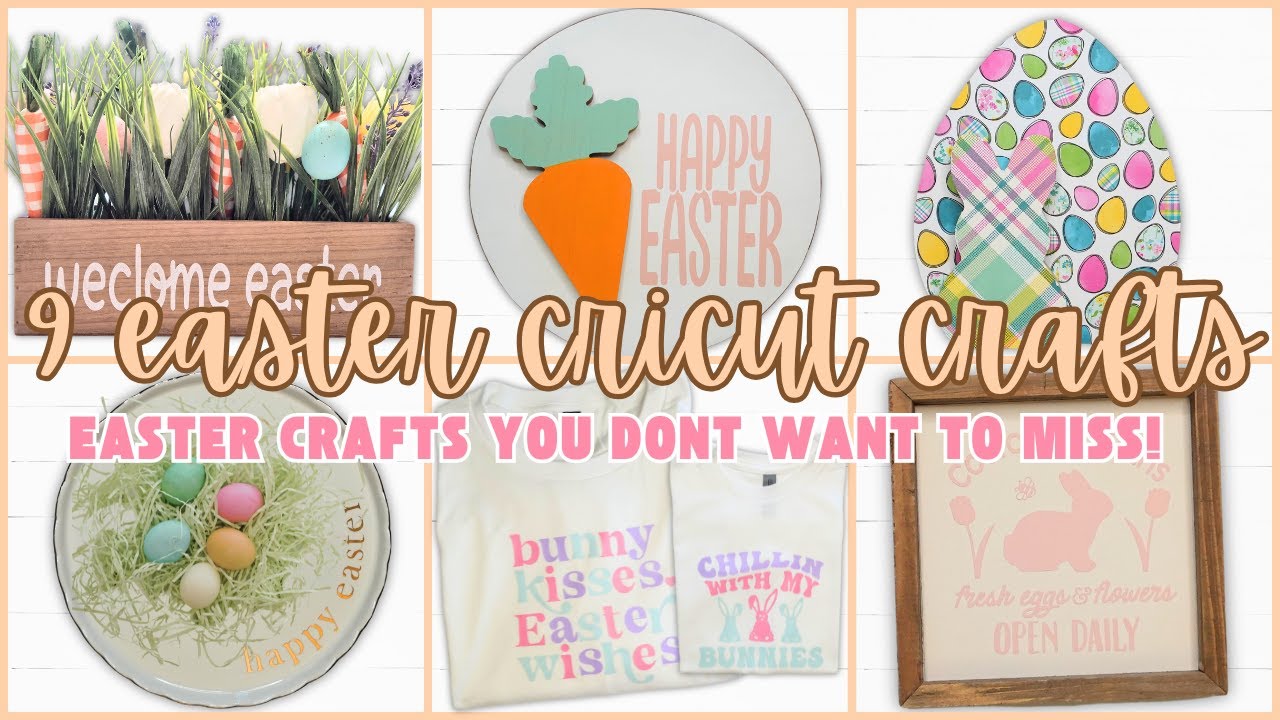 Easter Cricut Crafts You HAVE TO TRY | Final Easter Crafts of 2025 | #eastercrafts