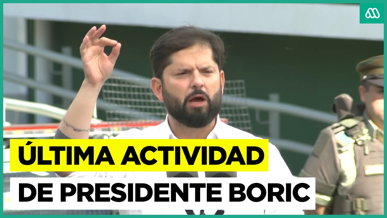 Última actividad de Gabriel Boric como Presidente de la República