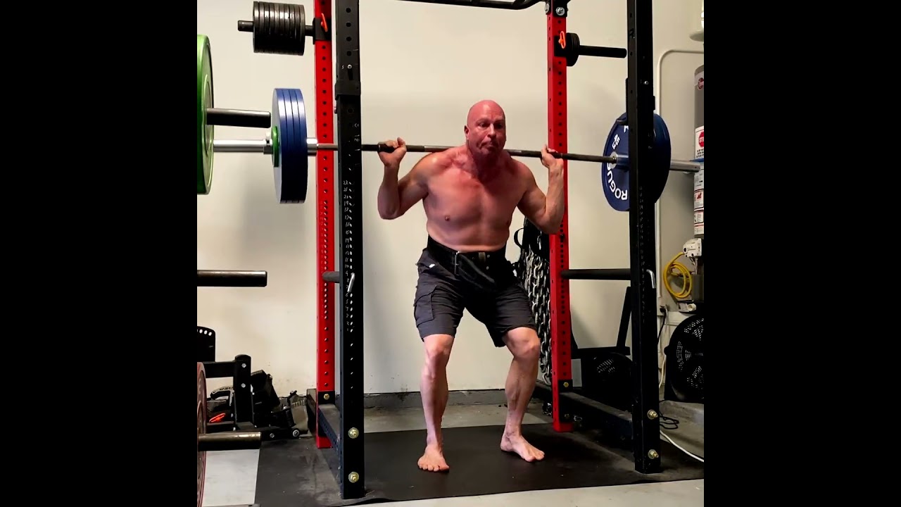 410x5 High Bar Pause Squat @ Age 49!