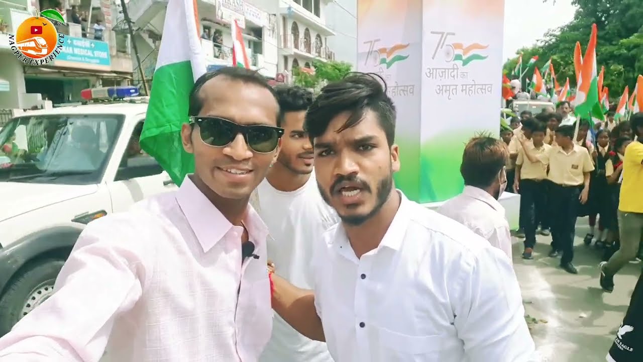 75th Azadi ka Amrit Mahotsav || nagpur Rally || Trisharan chowk to shatabdi chowk ||