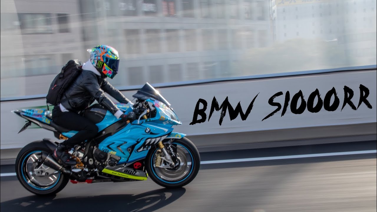 BMW S1000RR AKRAPOVIC Sound / Osaka