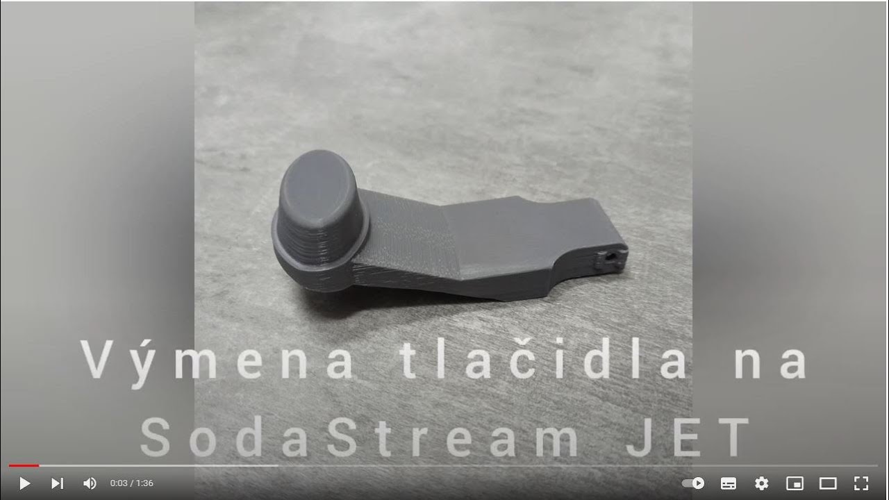 V&yacute;mena tlač&iacute;tka na SodaStream JET