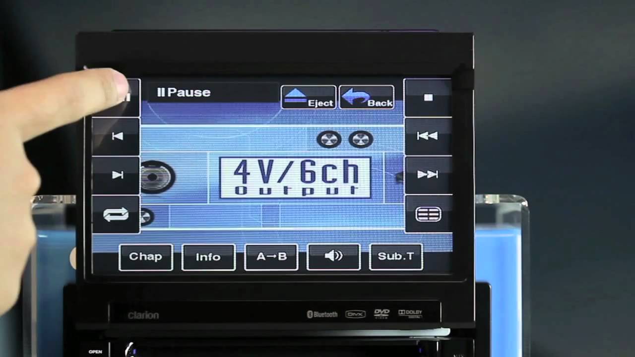 Clarion VZ401 - 7. Disc Playback.mov