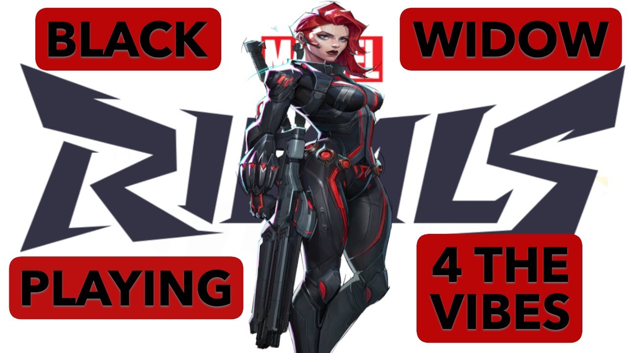 Black Widow Snipes Her Enemies Vibes Away: Marvel Rivals Black Widow Gameplay Session