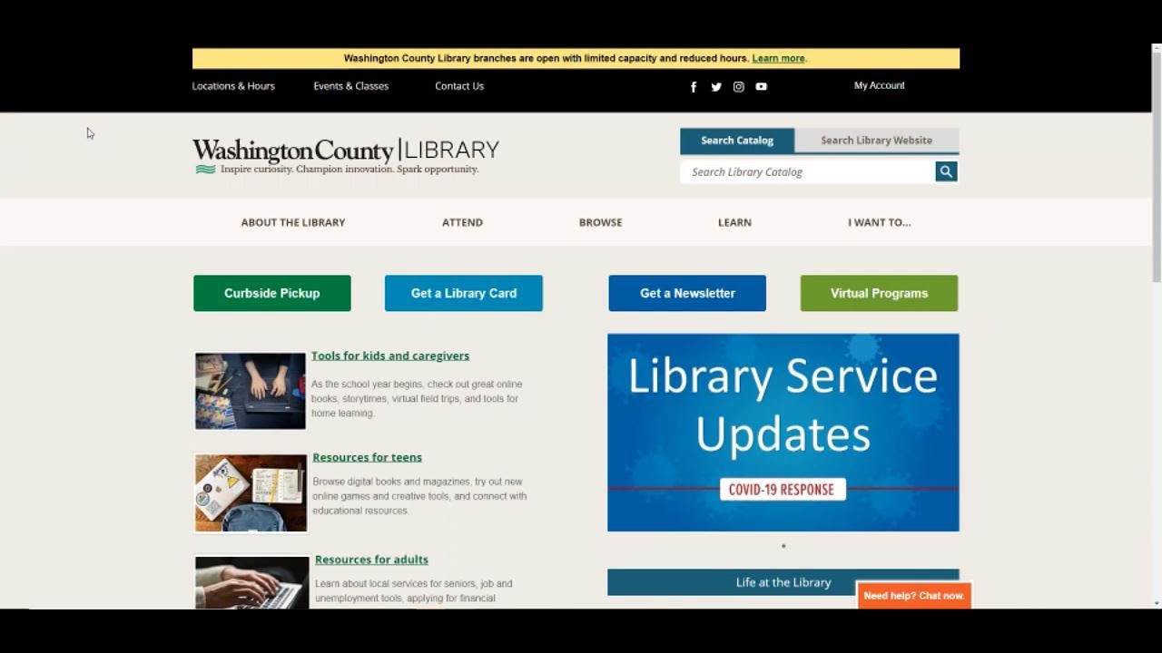 Get a Library Card Online Student Tutorial