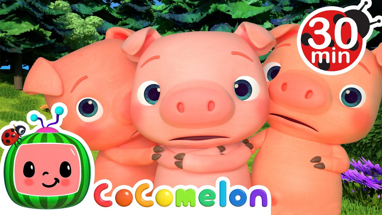 Three Little Pigs and More! | CoComelon Animals | Animals for Kids