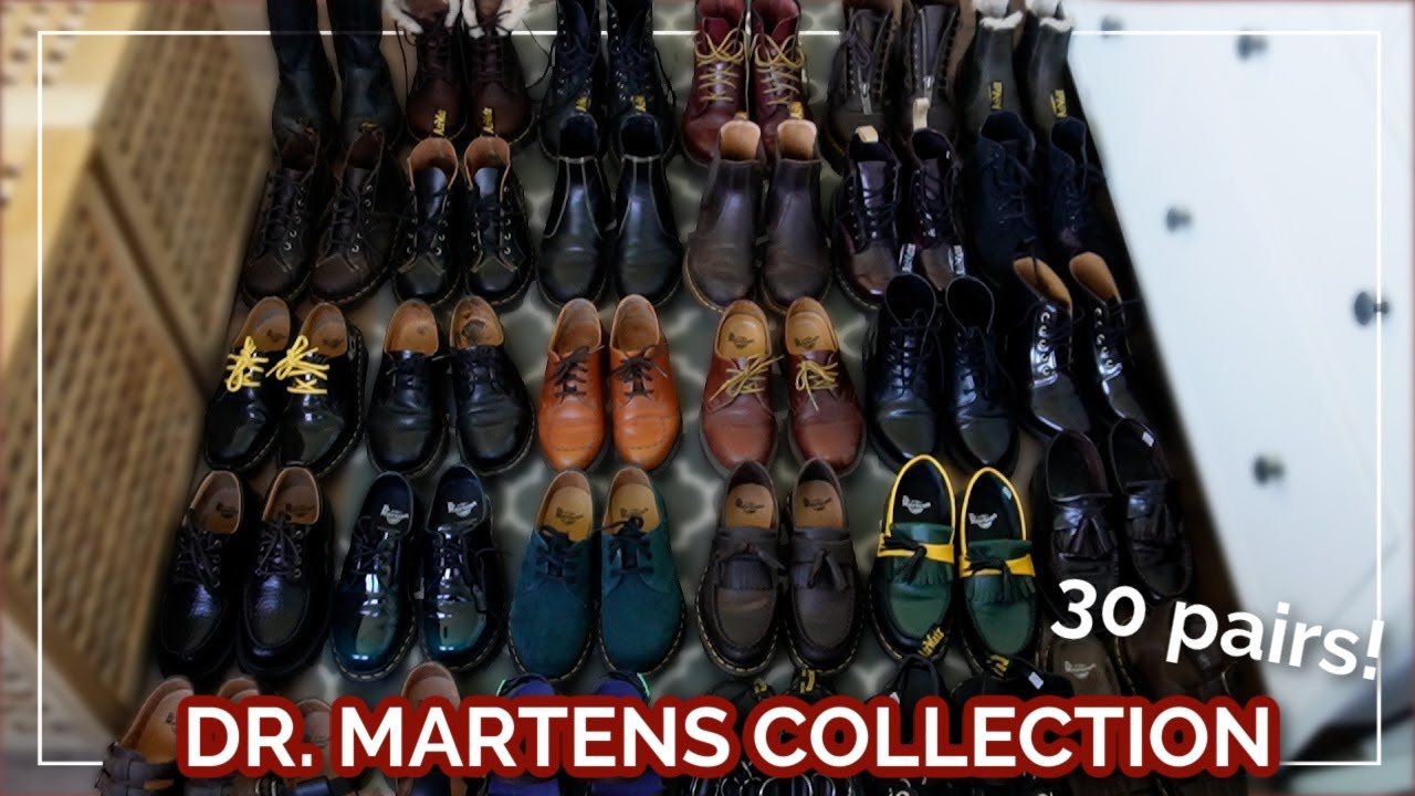 DR. MARTENS COLLECTION 2025 // 30 pairs of boots, shoes, loafers, mary janes & sandals