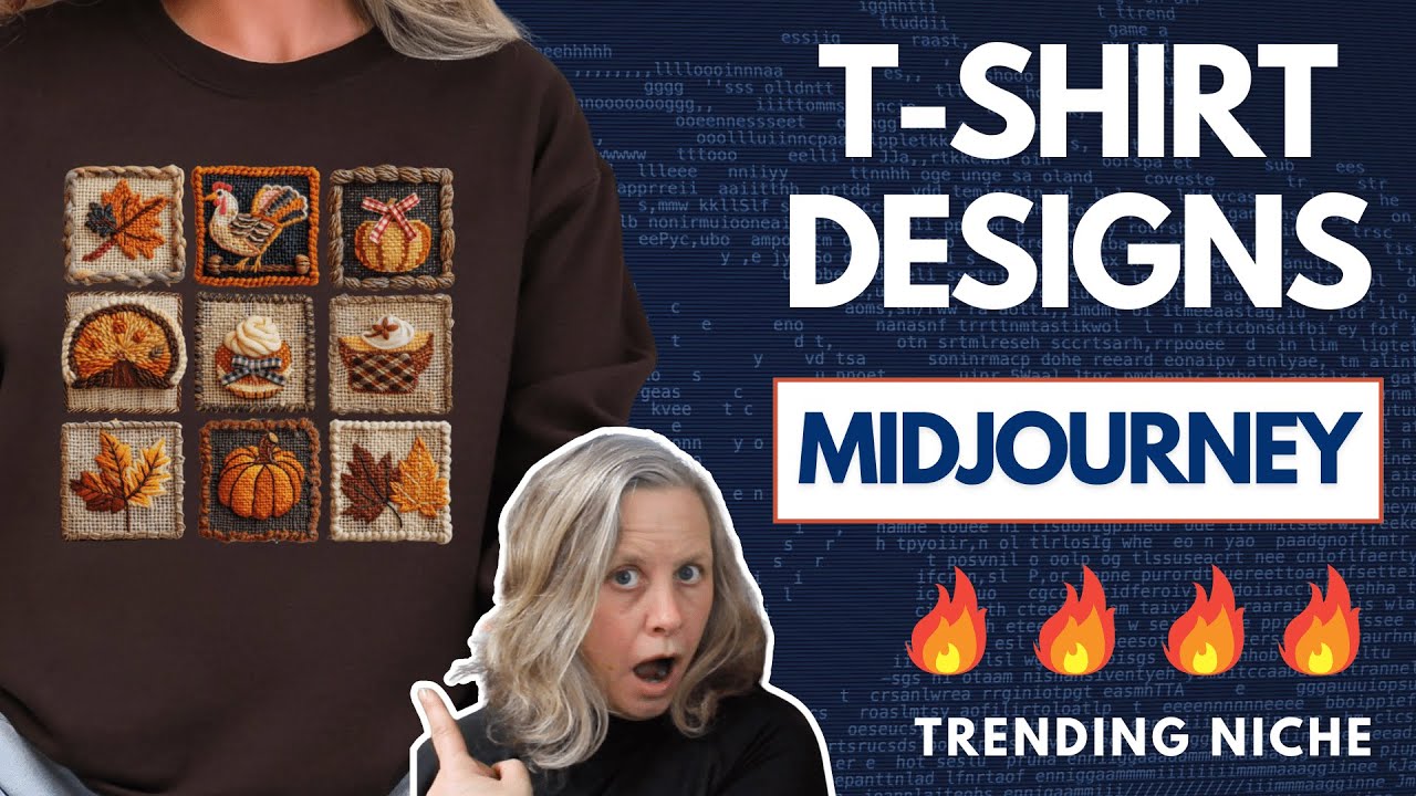 СОЗДАТЬ самые продаваемые дизайны футболок с Midjourney менее чем за 15 минут?