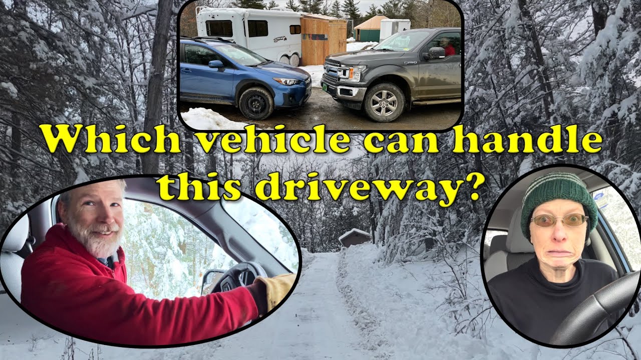 World's WORST Driveway? - AWD Subaru Crosstrek vs. Ford F-150 4x4