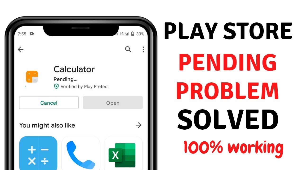 🔘Play store pending problem Solved❗️Play Store not Working ❗️ app not downloading❗️