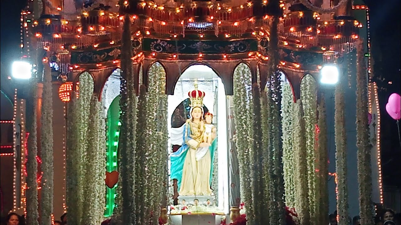 புனித விண்ணரசி அன்னை ஆலயம் பணிக்கன்குப்பம் (15/08/2025) ஆடம்பர தேர் பவனி