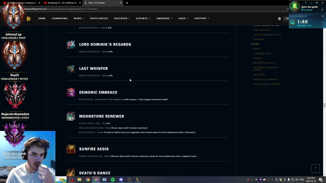 ASSASSINS ARE DEAD? (PATCH 12.10 REVIEW)