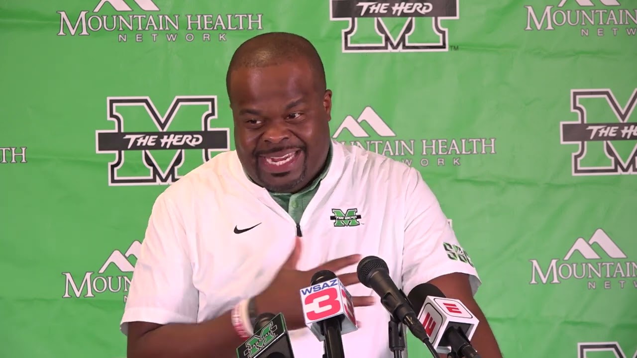 Marshall University Head Football Coach, Charles Huff