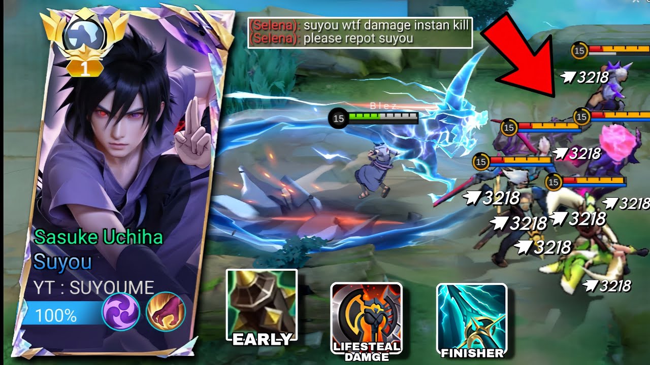MOONTON THANKS FOR NEW SUYOU X SASUKE UCHIHA SKIN!! (Early Access Gameplay!?) - MLBB