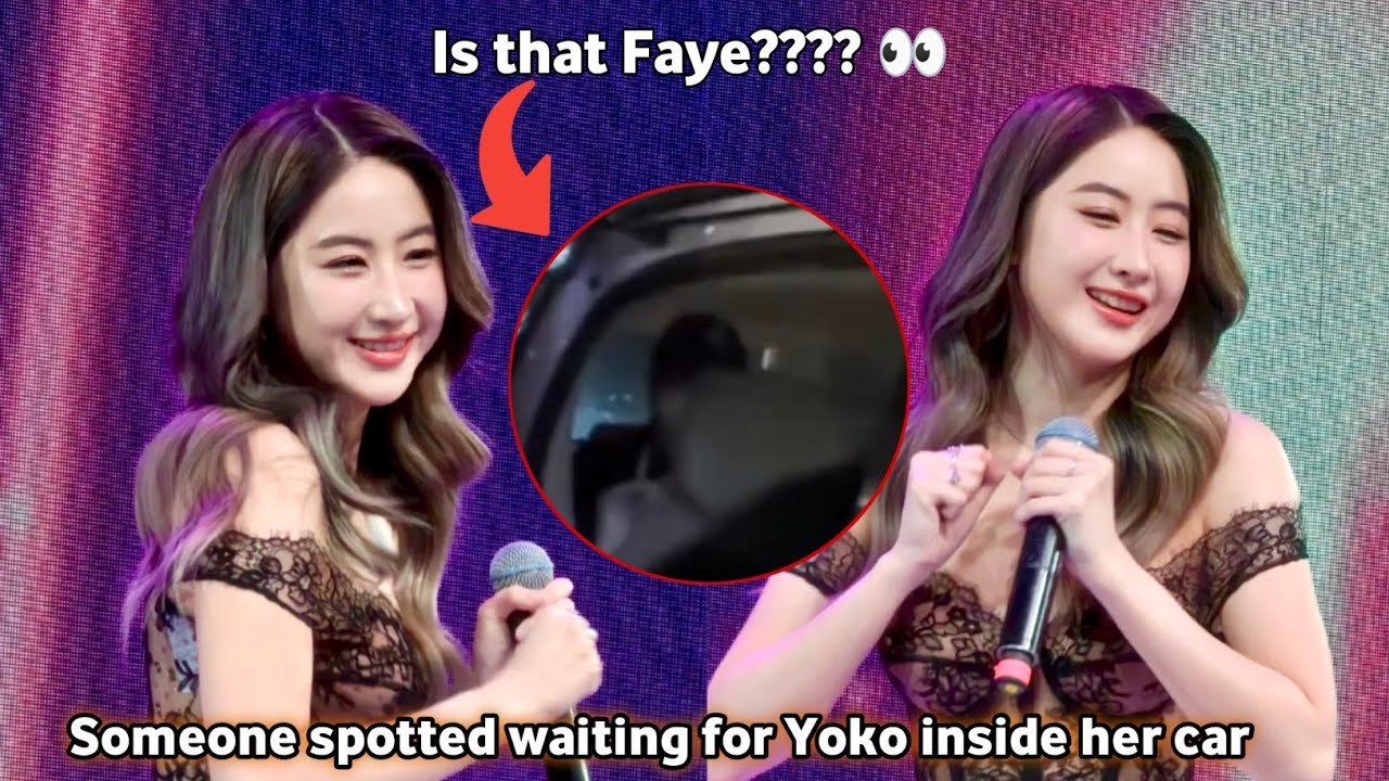 (FayeYoko) Someone SPOTTED Looked like Faye waiting for Yoko inside Yoko's Car