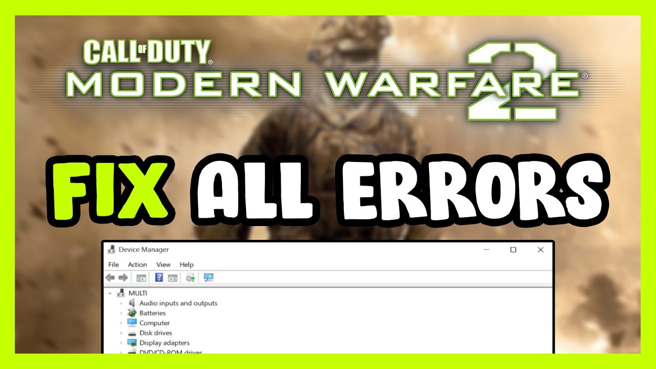 Исправление ошибок в Call of Duty: Modern Warfare 2 (2009): сбои, зависания, невозможность запуск...