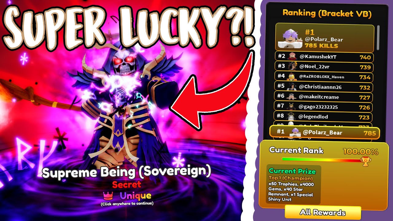 How I ABUSED Youtuber Luck To Win Tournament 105... | Anime Adventures